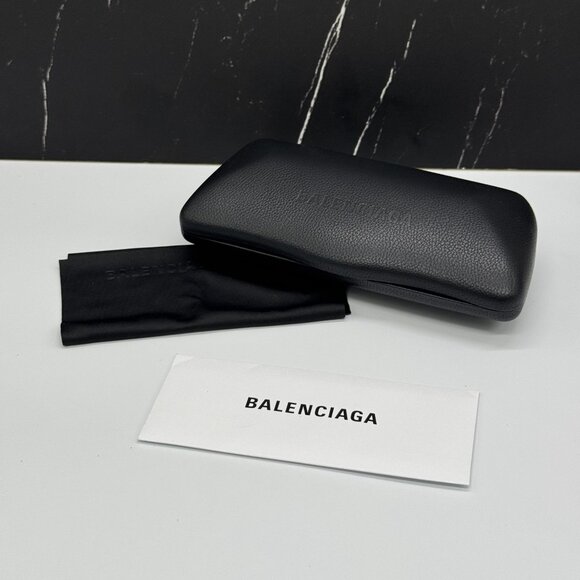 NEW BALENCIAGA BB0015O 003 CAT EYE GOLD WOMEN EYEGLASSES BALENCIAGA - Picture 10 of 10